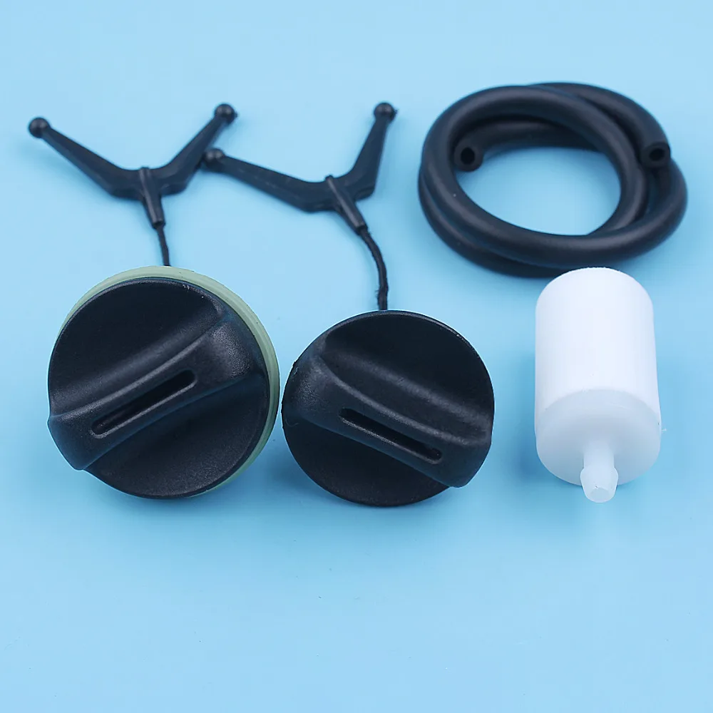 Olie Brandstof Gas Tank Cap Filter Lijn Kit Voor Husqvarna 346 345 340 350 351 353 Kettingzaag Vervanging Onderdeel 531300354