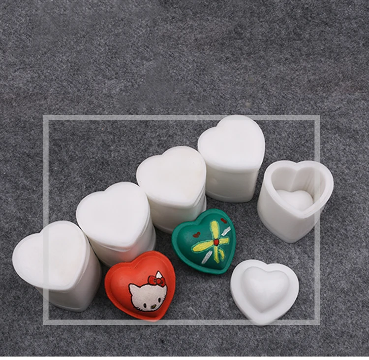 DIY leather craft 30mm heart shape made modeling fixed tool