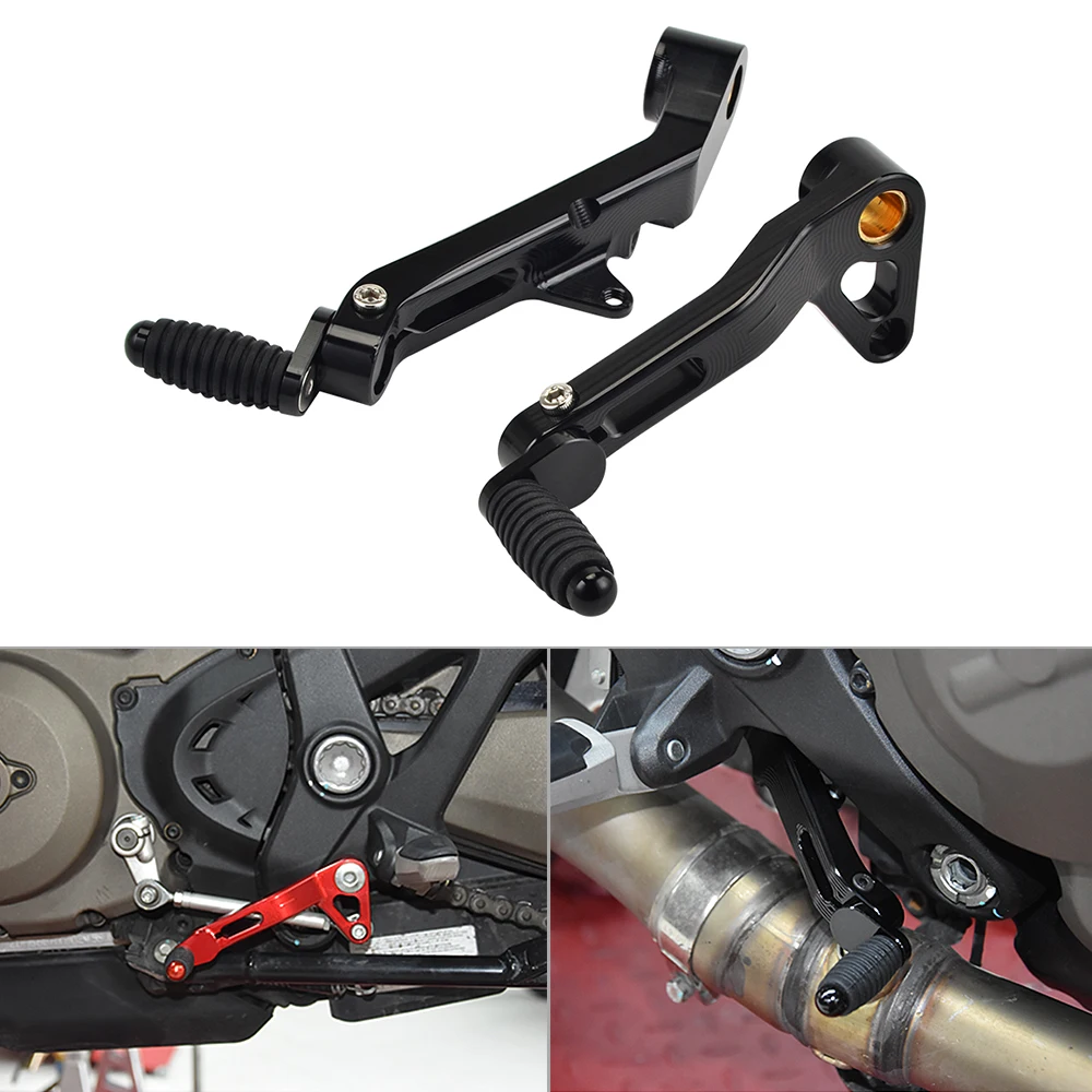 

Motorcycle Gear Shift Lever Pedal For Ducati Monster 821 2014-2018 Monster 1200 1200s 1200R 2014-2019 Brake Clutch Shifter Lever