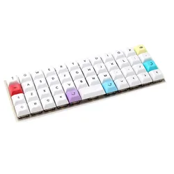 Mxスイッチ用キーボードキャップ,1.4mm,pbt,染料サブトッププリント,ymd40v2 niu40,40%