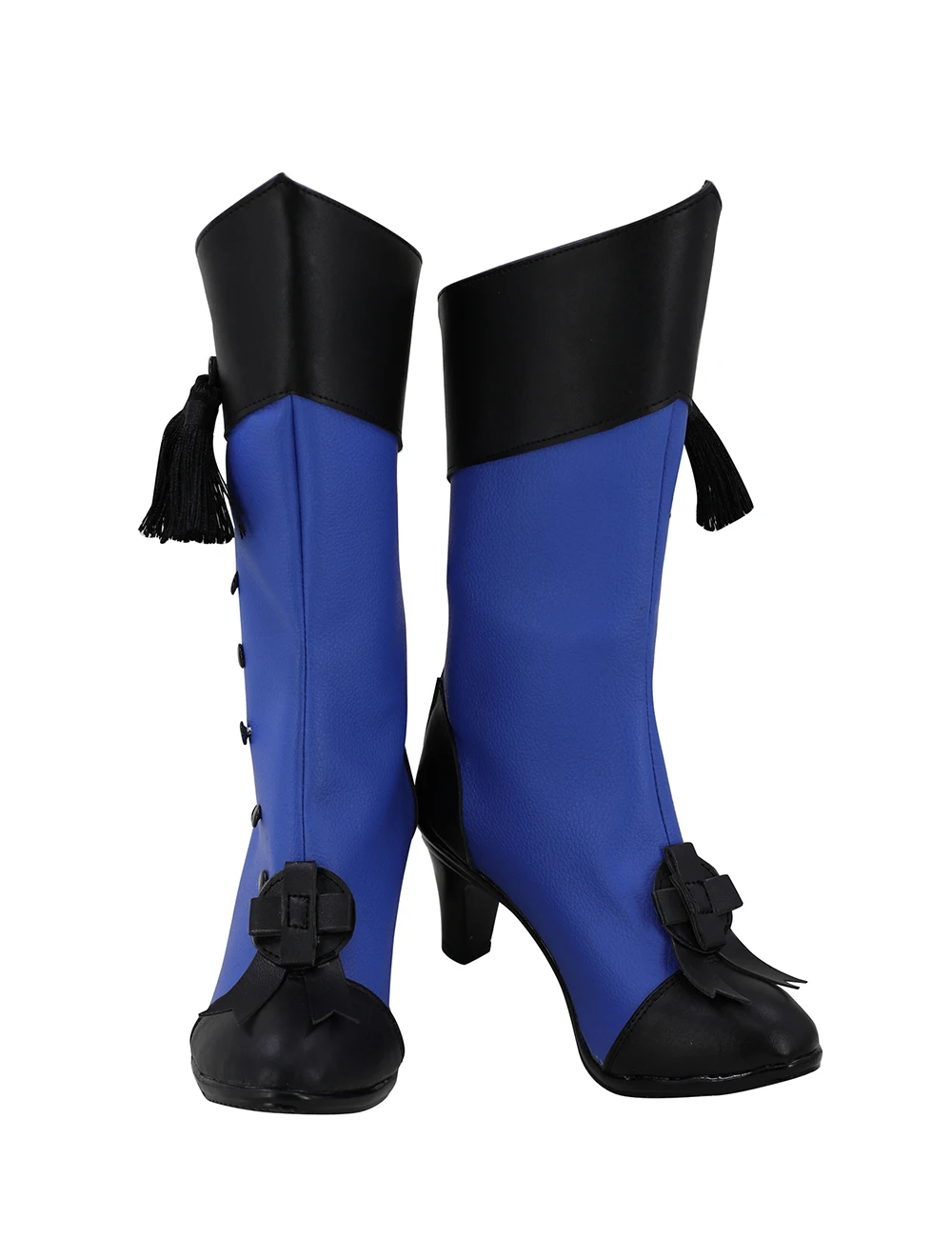 Bkack Butler Ciel Phantomhive Blue Shoes Cosplay Kuroshitsuji Ciel Cosplay Boots High Heel Shoes Custom Made Unisex Any Size