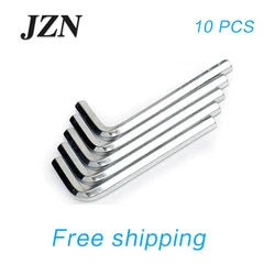 ( 10 PCS )  Nickel-plated Allen wrench 1.5 / 2 / 2.5 / 3/4/5/6/8/10/12mm