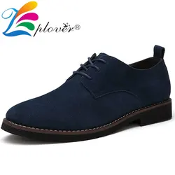 Fashion Men's Leather Shoes Classic Luxury Business Casual Formal Oxfords Shoes For Men Moccasin High Quality Suede Dress Shoes