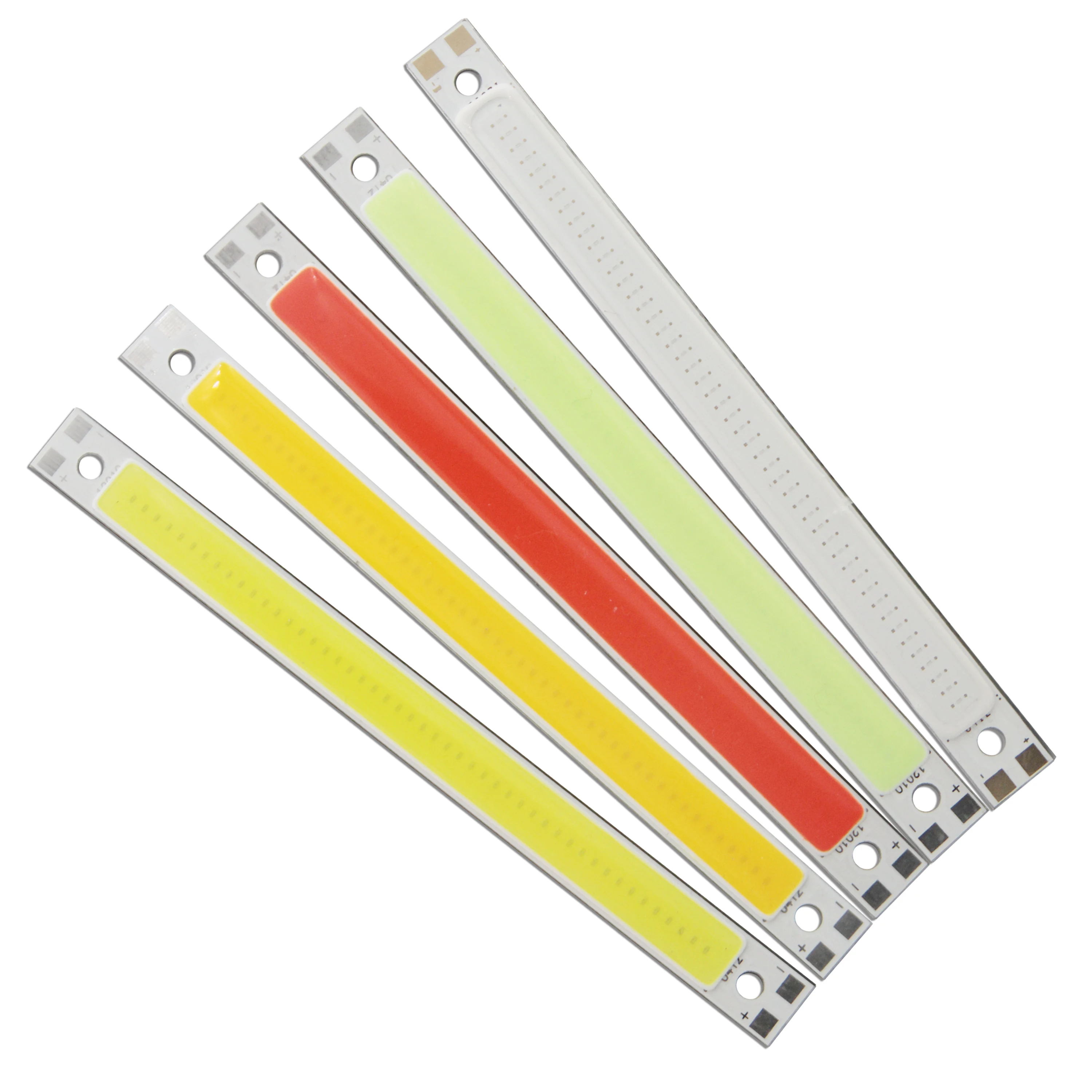 Fuente de lámpara LED COB, Chips abatibles para tubos de luz led de coche DIY, 9V, 12V, CC 10W, 6W, 120mm, 10mm, 1000LM