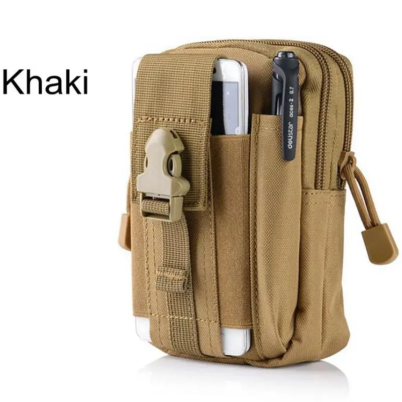 Outdoor Survival Tactical First Aid Kit, Molle Medical Phone Case, Emergency Military Package, Hunting Belt Bag, 9 Colors