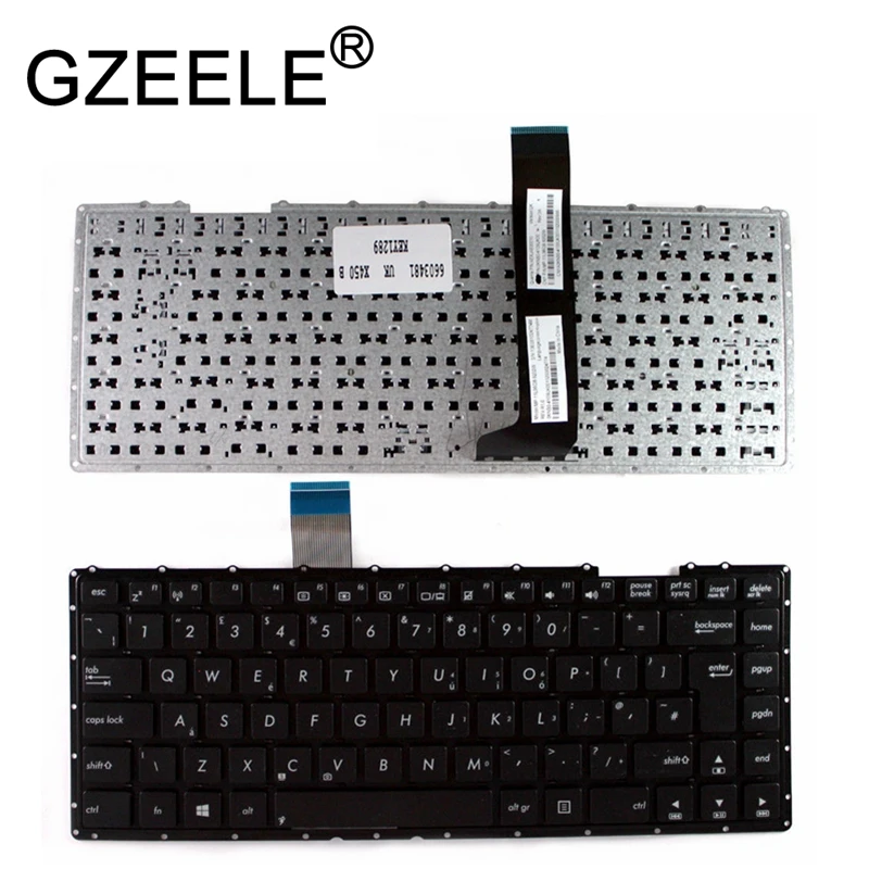 

New UK Keyboard For ASUS X450 X450CA X450CC X450CP X450EA X450EP X450LA X450LAV Laptop keyboard