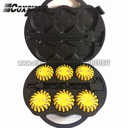 Rechargeable 6 packs LED traffic warning light, Emergency LED Light road Flares safety beacon LED Traffic Warning Fireball light