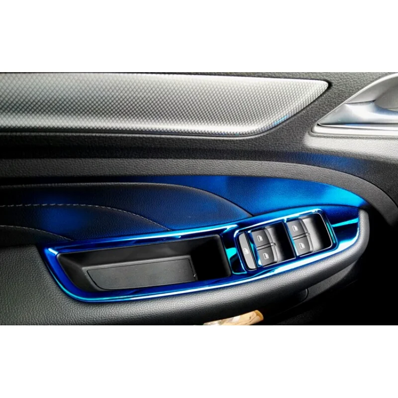 For MG ZS car window button switch cover glass lifting trim frame interior control panel Auto styling accessories Only for LHD