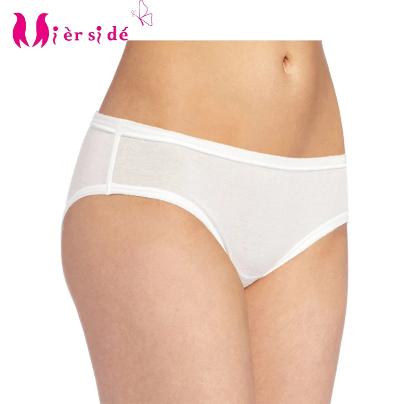 Mierside Underwear Everyday Underpants White Briefs Women Polyester Comfortable Nylon Panties Sexy Girls' Underwear S/M/L/XL