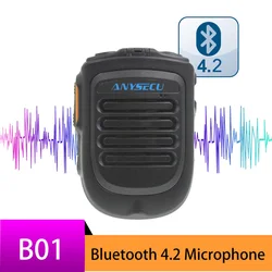 Microphone sans fil Bluetooth B01 pour téléphone portable Android, radio IP, 3G, 4G, nouveau travail, application REALPTT ZELLO