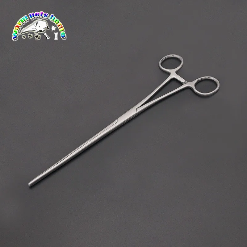 Bowel Clamps Bowel forceps Doyen Intestinal Clamps Straight Curved 25cm Veterinary Surgical Instruments