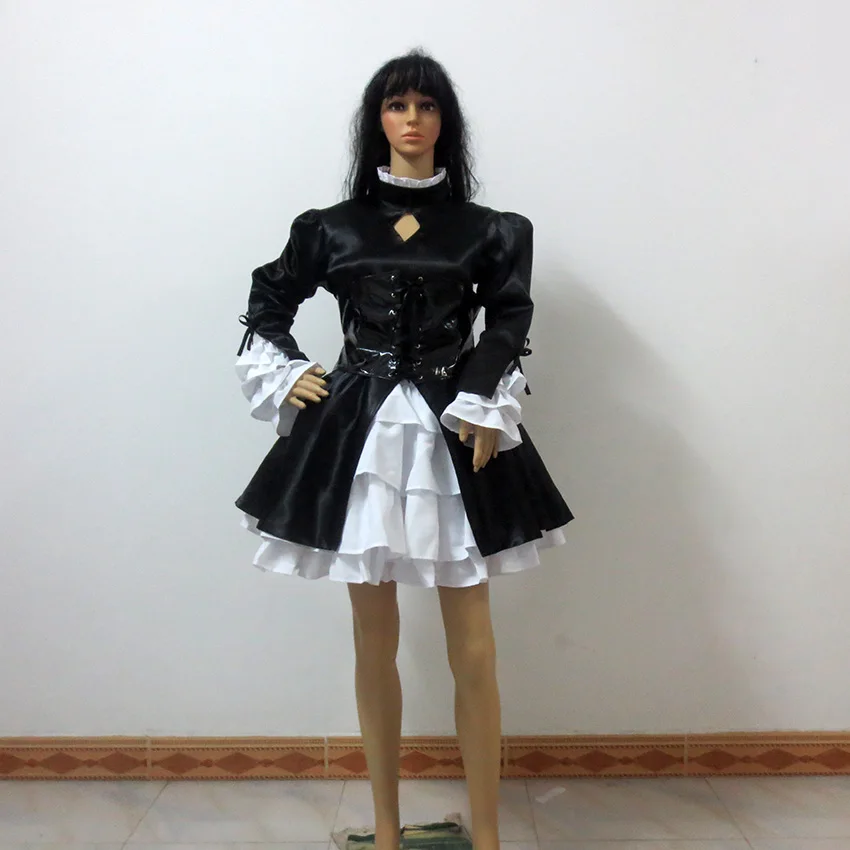 Fate stay night Cosplay Saber Cosplay Costumes Black Version Saber Cosplay Dress Custom Made