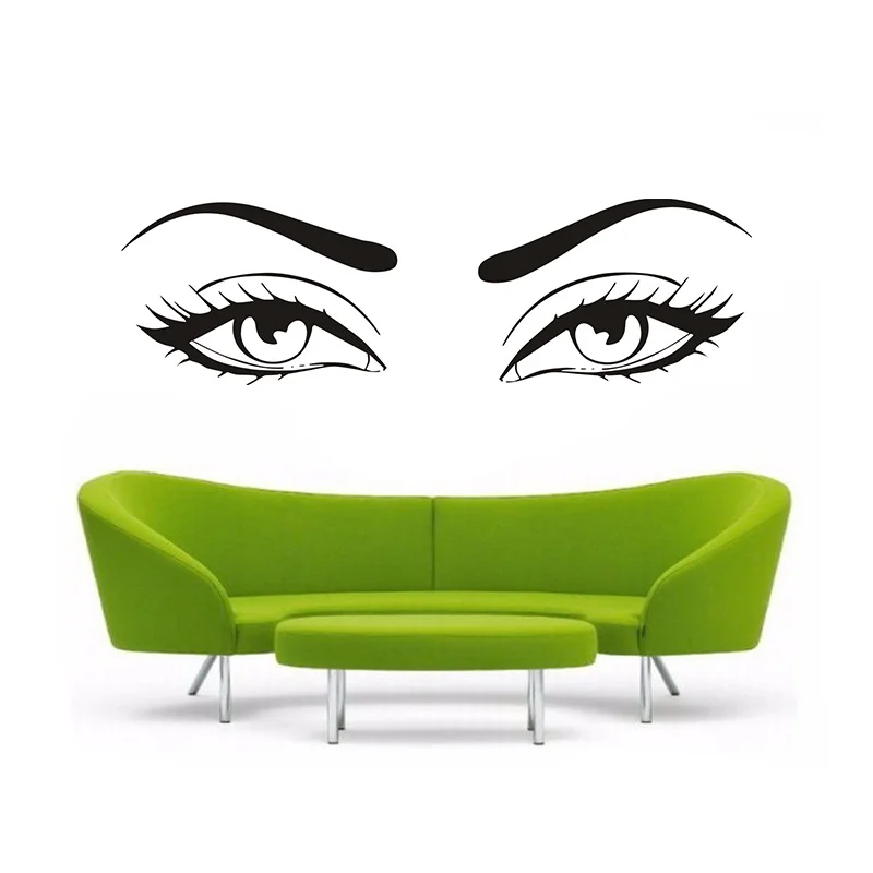 

Sexy Eyes Wall Stickers Wow Modern Beauty Salon Valentine Wall Decoration Sticker Gift Home Decorative Wall Decals Art Wallpaper