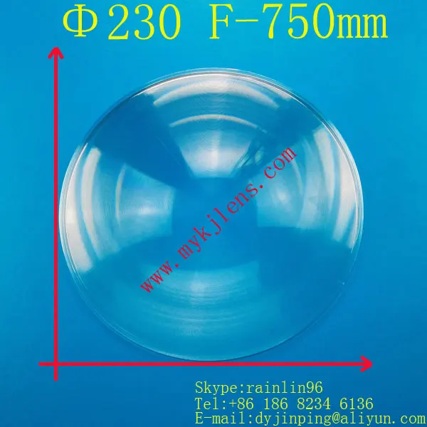 Fresnel lens diameter 230mm focus -750mm,big size mignifier lens,long foucs mignify lens,wide angle mignify lens free shipping