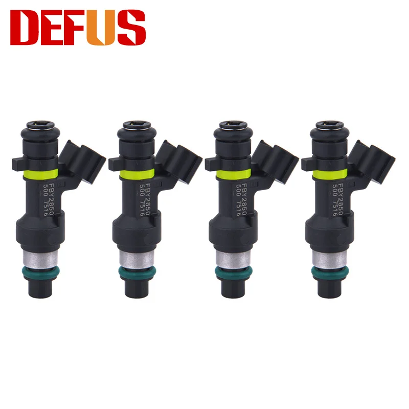 4pcs FBY2850 Fuel Injectors For Nissan Sentra Versa Note NV200 J10 Tiida SC11X Cube C11X 2.0L 1.8L 16600-EN200 Nozzle Injection