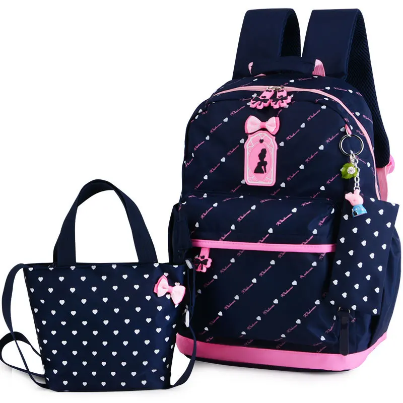 

3pcs/Set Printing Travel backpacks Cute shoulder bag Children School Bags Teenagers Girls Rucksack kids school Backpack Mochila