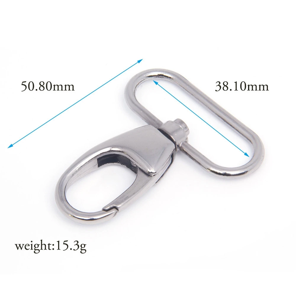 10/20 PCS metal Handbag Bag Clasps Lobster Swivel Trigger Clips Snap Hook Lanyard hook Buckles Carabiner gold silver bronze