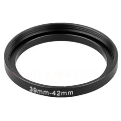 2PCS 39-42 mm BLACK Aluminum selling 39mm-42mm 39 to 42 Step Up Ring Lens Filter Adapter