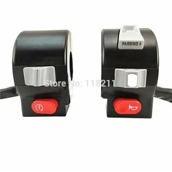 Electric Motorcycle Scooter Switch Assembly Cnc Aluminum Alloy 22mm For Yamaha RSZ /SMAX /BWS 125