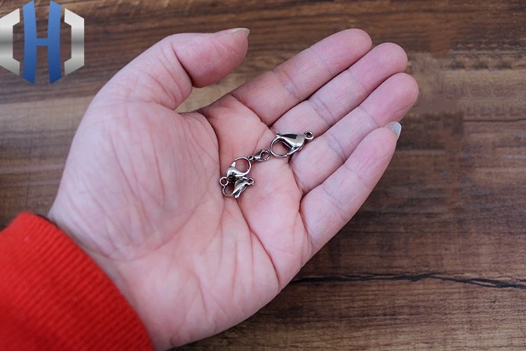 Pure Titanium Lobster Buckle Necklace Bracelet Connection Buckle Connector Titanium Buckle Melon Buckle DIY Accessories