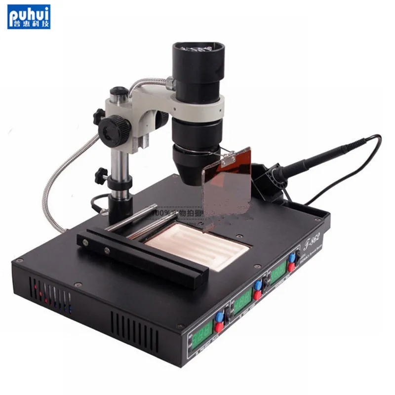 Puhui T862 600W IRDA Welder REWORK STATION SMD Desoldering Rework Station Infrared SMT SMD BGA Rework Station