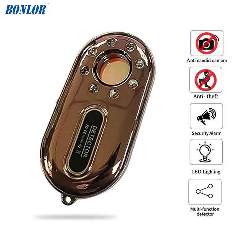 

2019 New Best Hotel Spy Lens Device Tracker+Wallent Cellphone Anti-lost Alarm Device Two-in-one(Rose Gold) For Free Shipping
