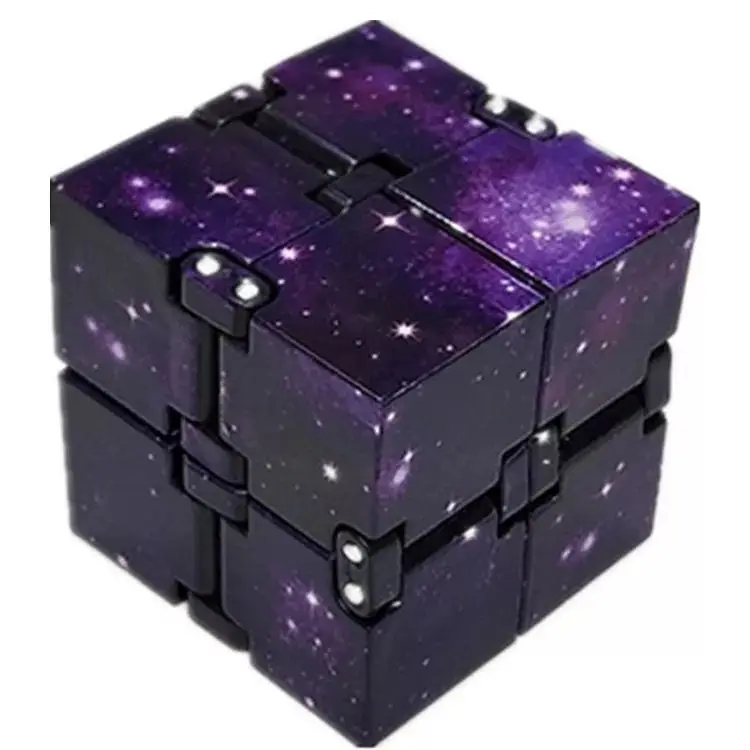 Cube magique Infinity pour enfants et adultes, jeu de société 2x2x2, Mini doigt EDC, bloc de soulagement du Stress, jouet amusant