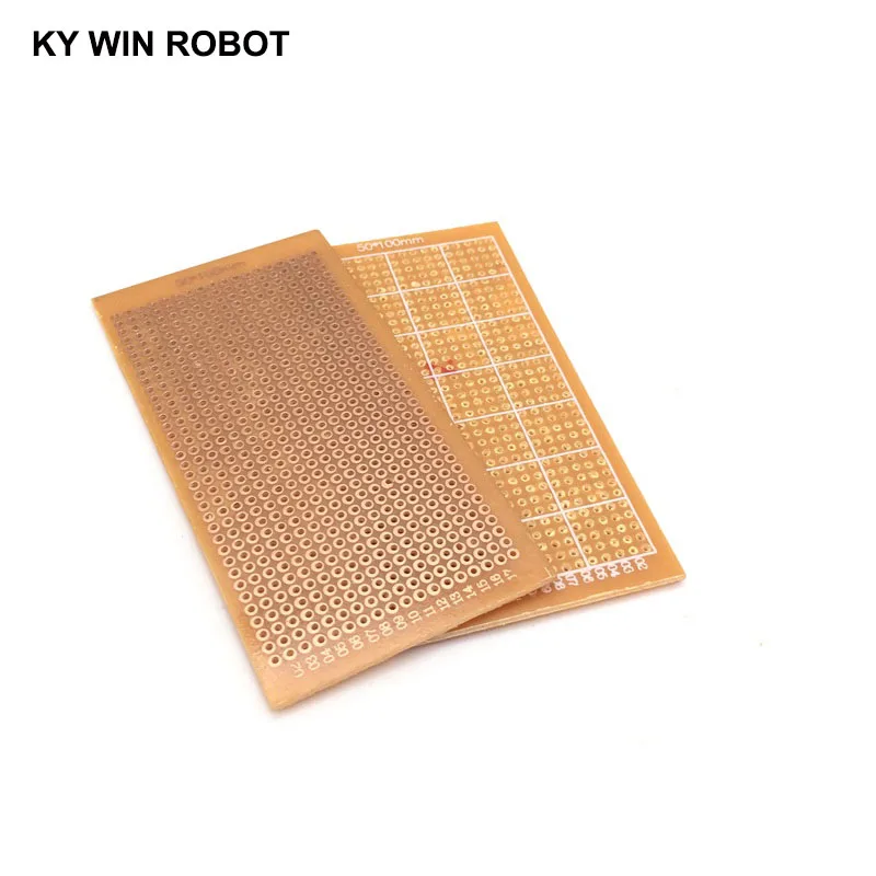 5PCS/LOT DIY 5*10cm Prototype Paper Copper PCB Universal Experiment Matrix Circuit Board 5x10cm