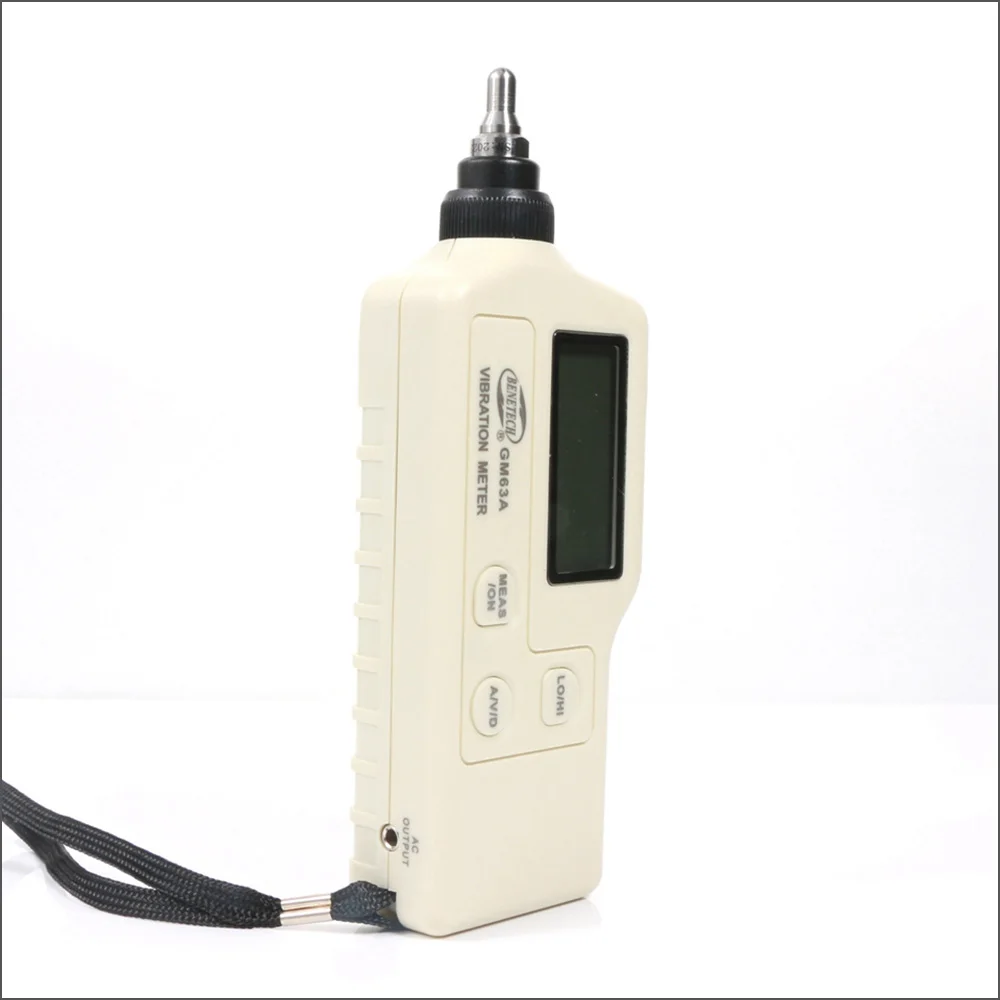 BENETECH Vibration Analyzer Digital Vibration Meter Device Probe Analizador De Vibraciones Handheld Professional Vibrator Tester