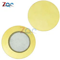 10pcs 12mm 15mm 18mm 20mm 27mm 35mm Piezo Elements Sounder Sensor Pad Round Trigger Drum Disc Copper 6.5KHZ