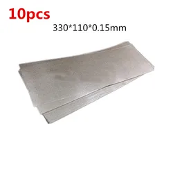 10 Pcs High Temperature Resistant Insulating Mica Paper Rolls Of Plastic Welding Hot Air Gun Heater Insulation 33*11cm