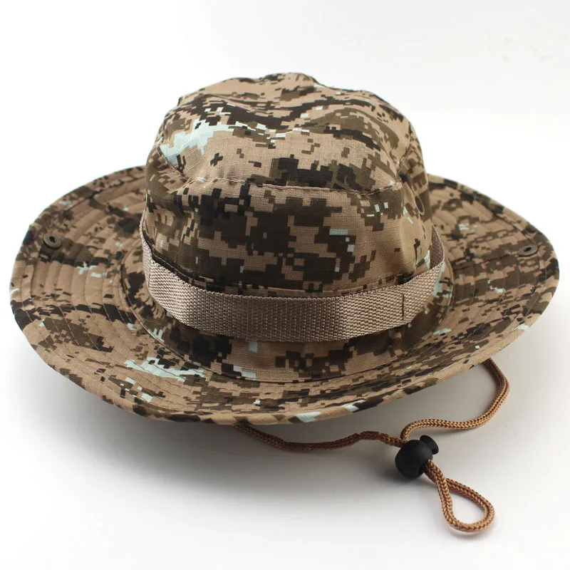 Tactical Airsoft Sniper Camouflage Boonie Hats Nepalese Cap Militares Army Mens American Military Accessories Hike A-tacs FG