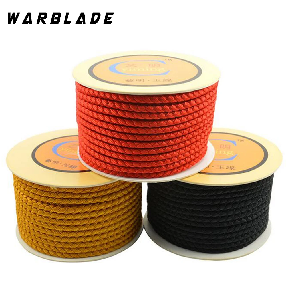 4mm Cotton Cord Nylon Thread Chinese Knot Macrame Cord Plastic String Beaded Rope For DIY Bracelet Necklace Jewelry Making 18M