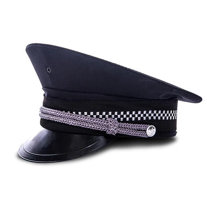 Free shipping new 2014 security apparel & accessories security guard hats & caps men military hats men police hats