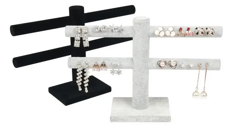 Holder Earring Display Frame Jewelry Organizer Rack Shelf Hot Selling fashion luxury 20 Pairs Earrings Stand Jewelry Display