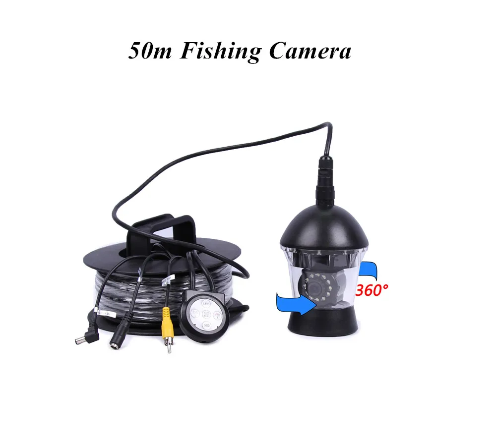 700tvl 50M Underwater fishing camera 360 Degree Rotative  CR006C-50M