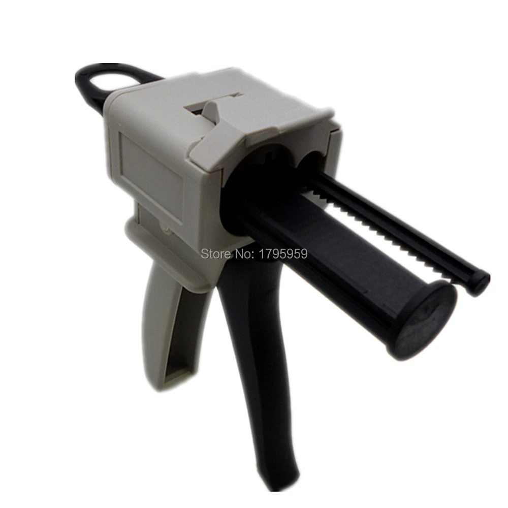 50ml 10:1 AB Epoxy Resin Glue Guns Dispenser Glue Adhensives Caulking Gun Hand Tools for 50ml 10:1 Round Type-Back Type AB Glues