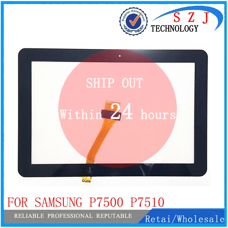 

New 10.1 inch For Samsung Galaxy Tab 10.1 P7500 P7510 Touch Screen Panel Digitizer Sensor Glass Replace parts Free Shipping