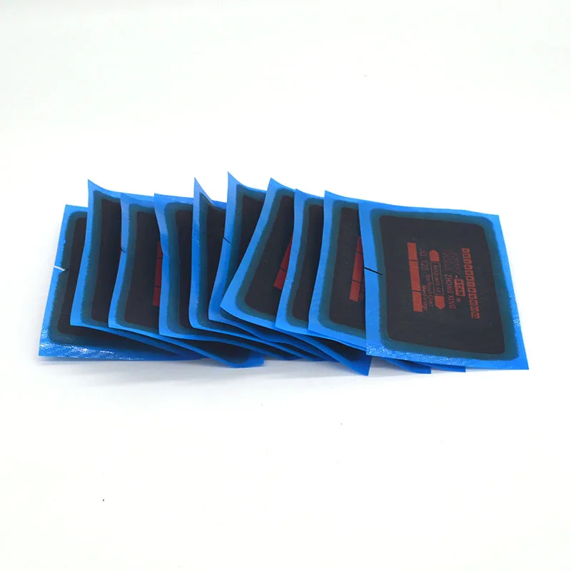 10pcs80*125mmTire Tyre Repair Patch Kit Cycling Tools Meridian Tire Repair Patch For Cars Truck With Wrench