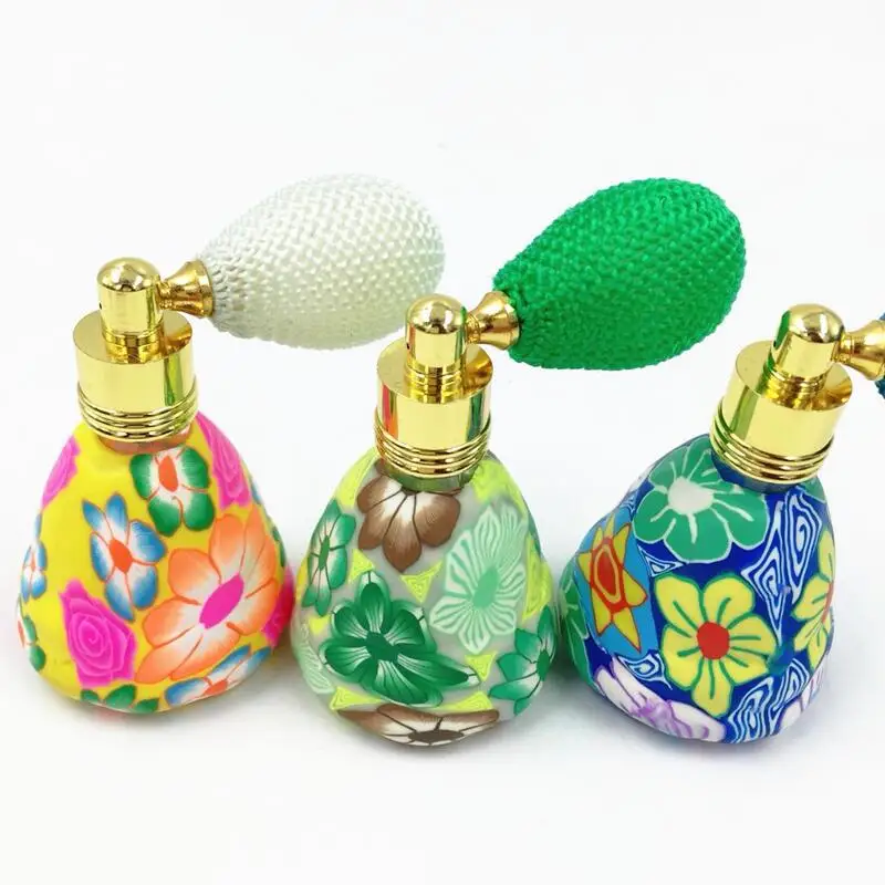 

100pcs Refillable Craft Polymer Clay Essential Oil Perfume Bottles Empty Air Bag Atomizer Perfume Container lin4903