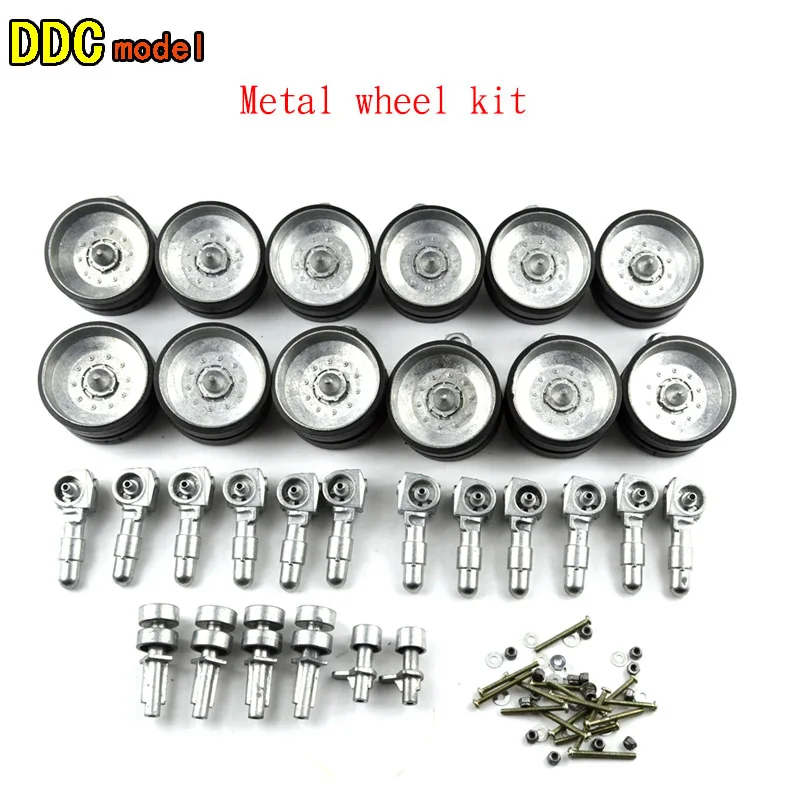 Henglong HL3908 1/16 RC tank upgrade parts metal wheels hubs set track