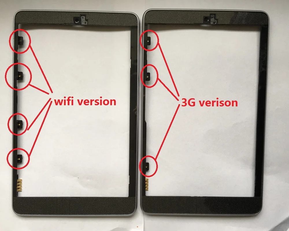 very new Frame With glue For Asus Google Nexus 7 1st Generation 2012 ME370T Front Bezel Housing Replacement Parts wifi 3G vesion