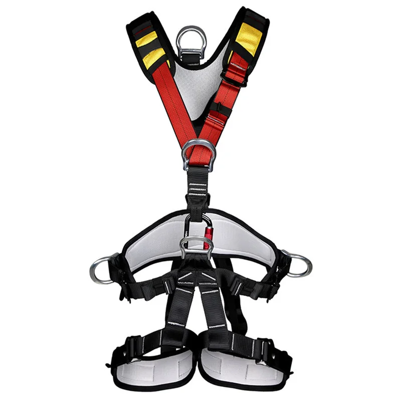 XINDA Professional Rock Climbing Harness Full Body Safety Belt Anti Fall Removable Gear Altitude protection Equipment