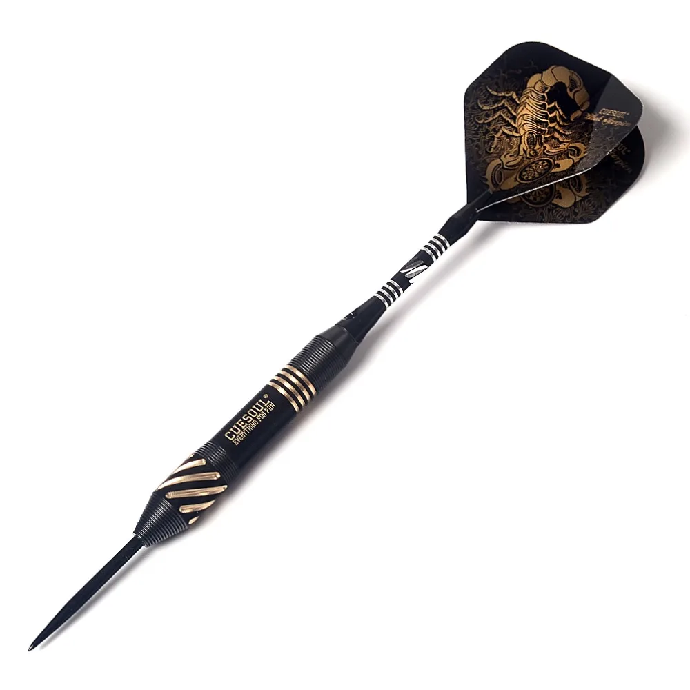 CUESOUL Black Scorpion 24 gram Steel Tip Darts Set - AliExpress 18