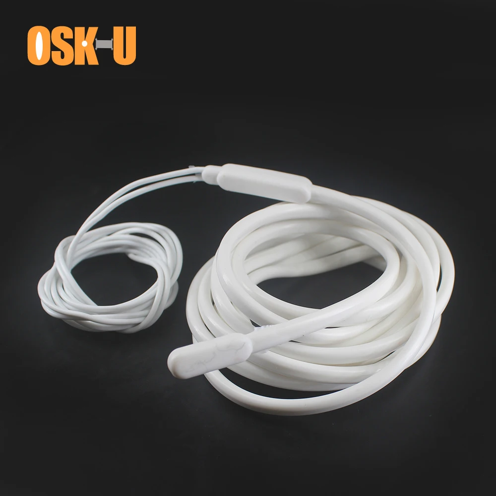 ซิลิโคนเครื่องทำความร้อนลวดคงที่อุณหภูมิ 220V 1/1.5/2/2 5M ความยาว Anti-freezing ไฟฟ้าเครื่องทำน้ำอุ่นสำหรับท่อระบายน้ำ