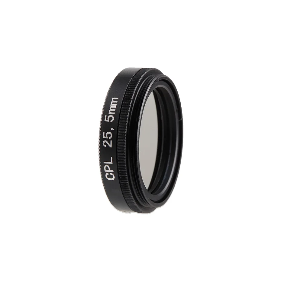 Small Caliber Camera Filter 25/25.5/27/28/30/30.5/34/35.5/39mm CPL Filters For Industry Video Inspection Microscope Camera Lens