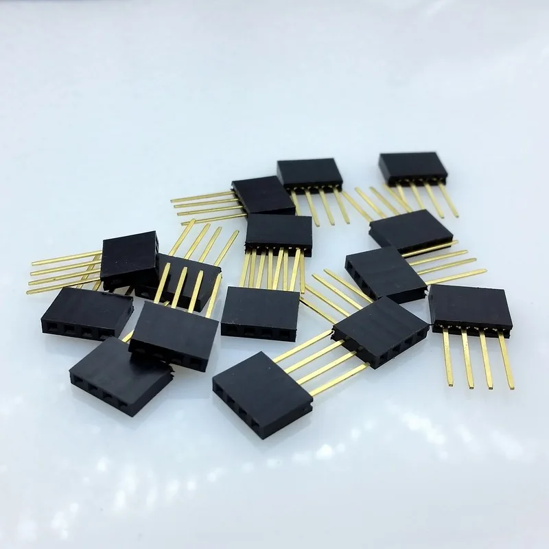 4 Pin Special Female Header 2.54mm PC104 Long Header Connector 50Pcs/Lot