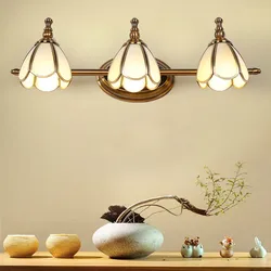 American vintage mirror front wall light LED sconce Headlights Toilet Mirror Cabinet Lamps Led Bathroom wall Lamp Makeup LED