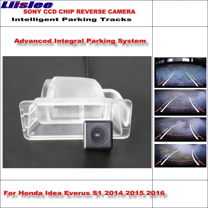 

Auto Car Parking Reverse Rear View Camera For Honda Idea Everus S1 2014 2015 2016 Intelligent Backup Tracks HD CCD Night Vision