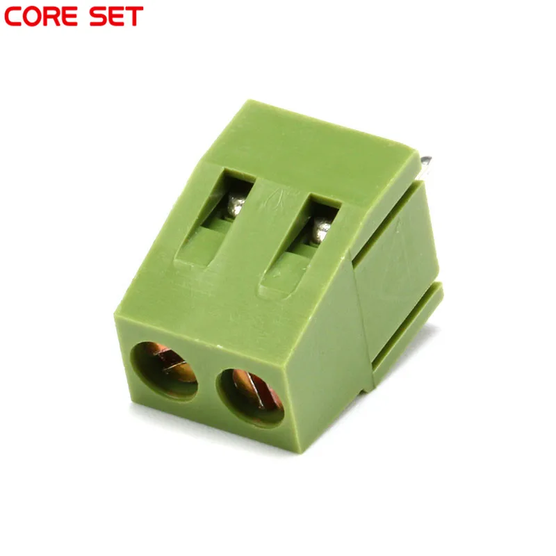 10PCS KF128-2P 2PIN Plug-in Screw Through Hole Terminal Block Connector 5mm Pitch 300V/10A